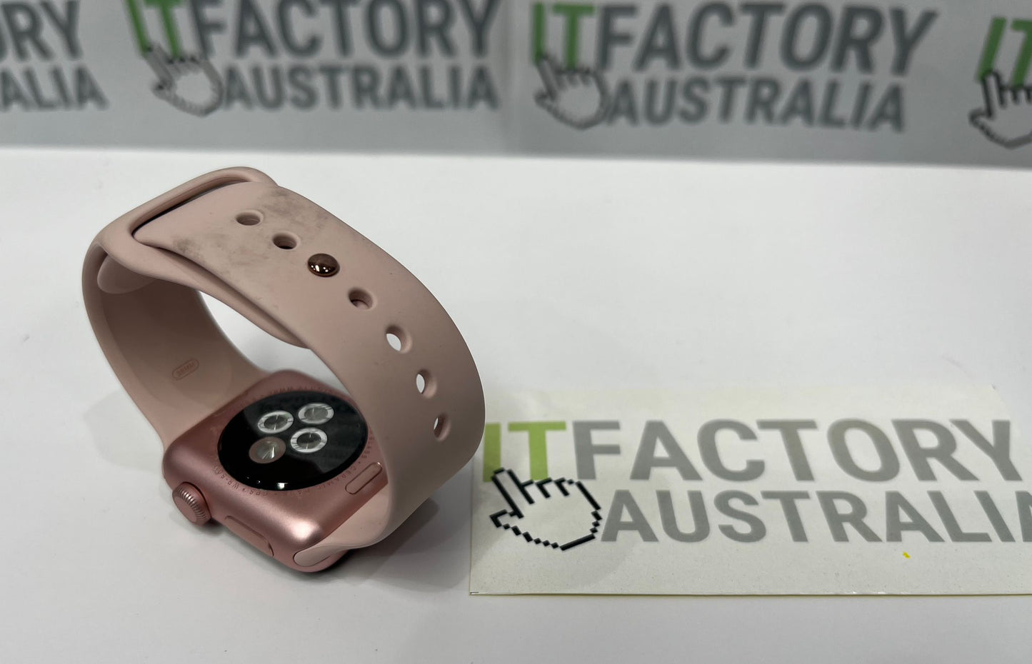 Apple Watch Series 2 A1757 38mm GPS Aluminium - Rose Gold with Pink Band