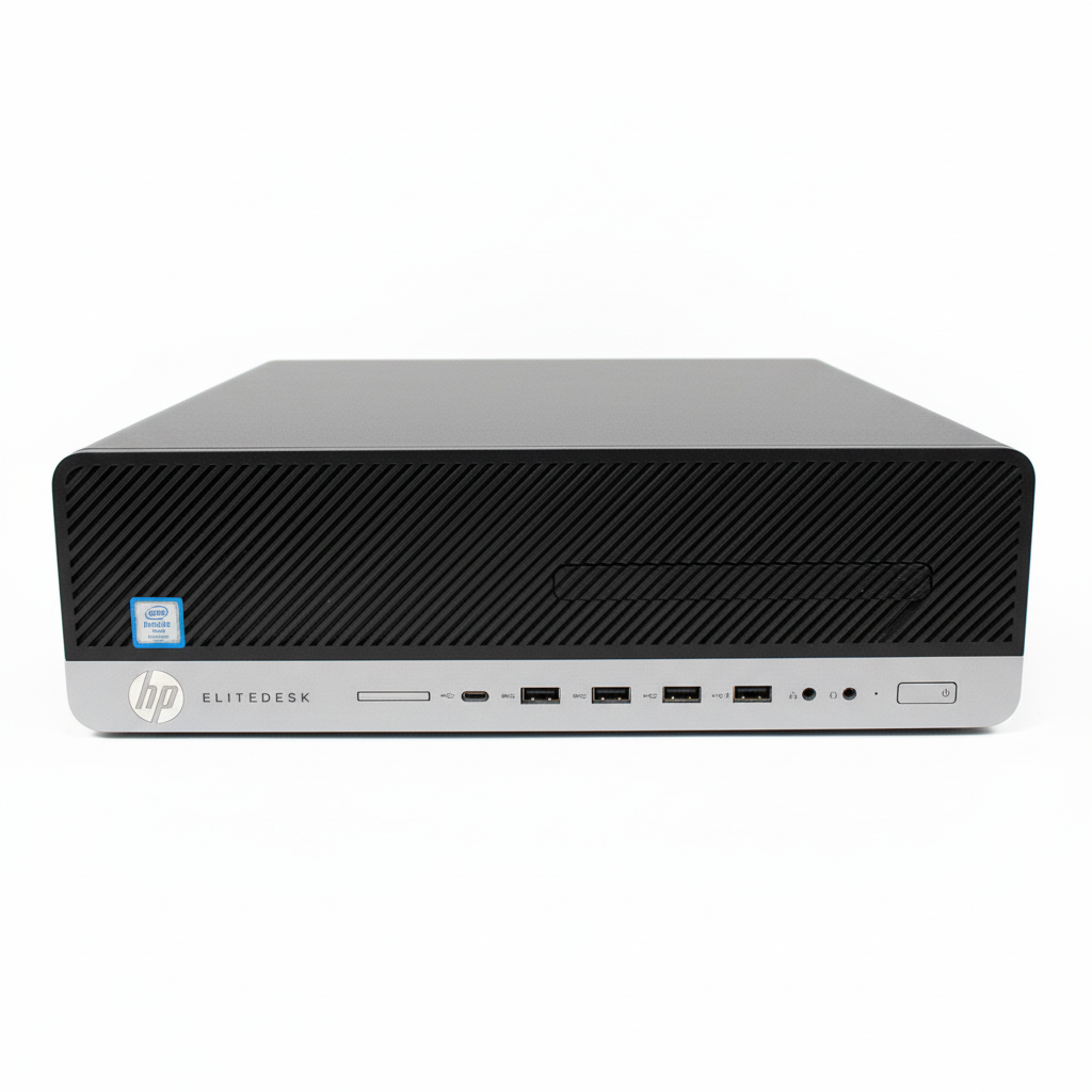 HP EliteDesk 800 G4 SFF Desktop PC, 8GB RAM, Intel Core i5-8500, 256GB SSD