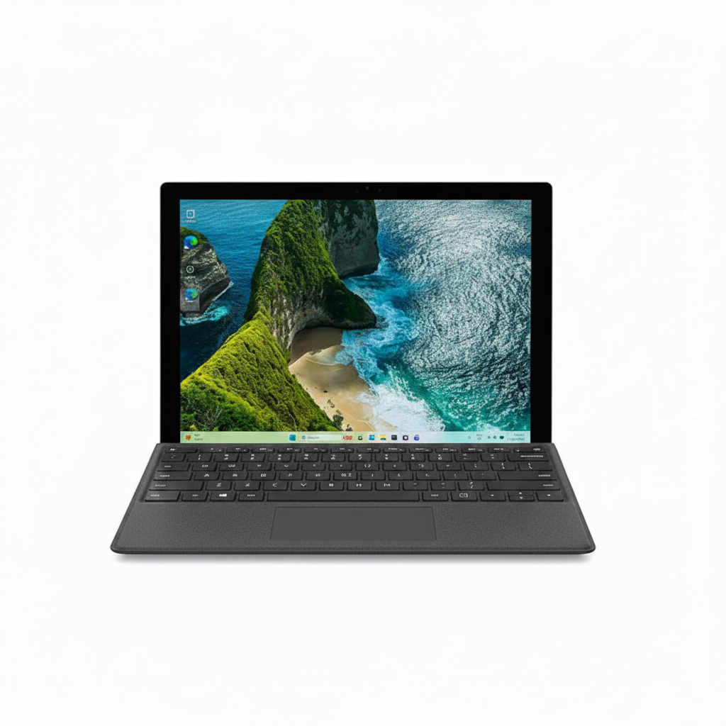 Microsoft Surface Pro 7+ 1960 12.3" Tablet Laptop, 8GB RAM, Intel Core i5-1135G7, 256GB SSD - Black K/B