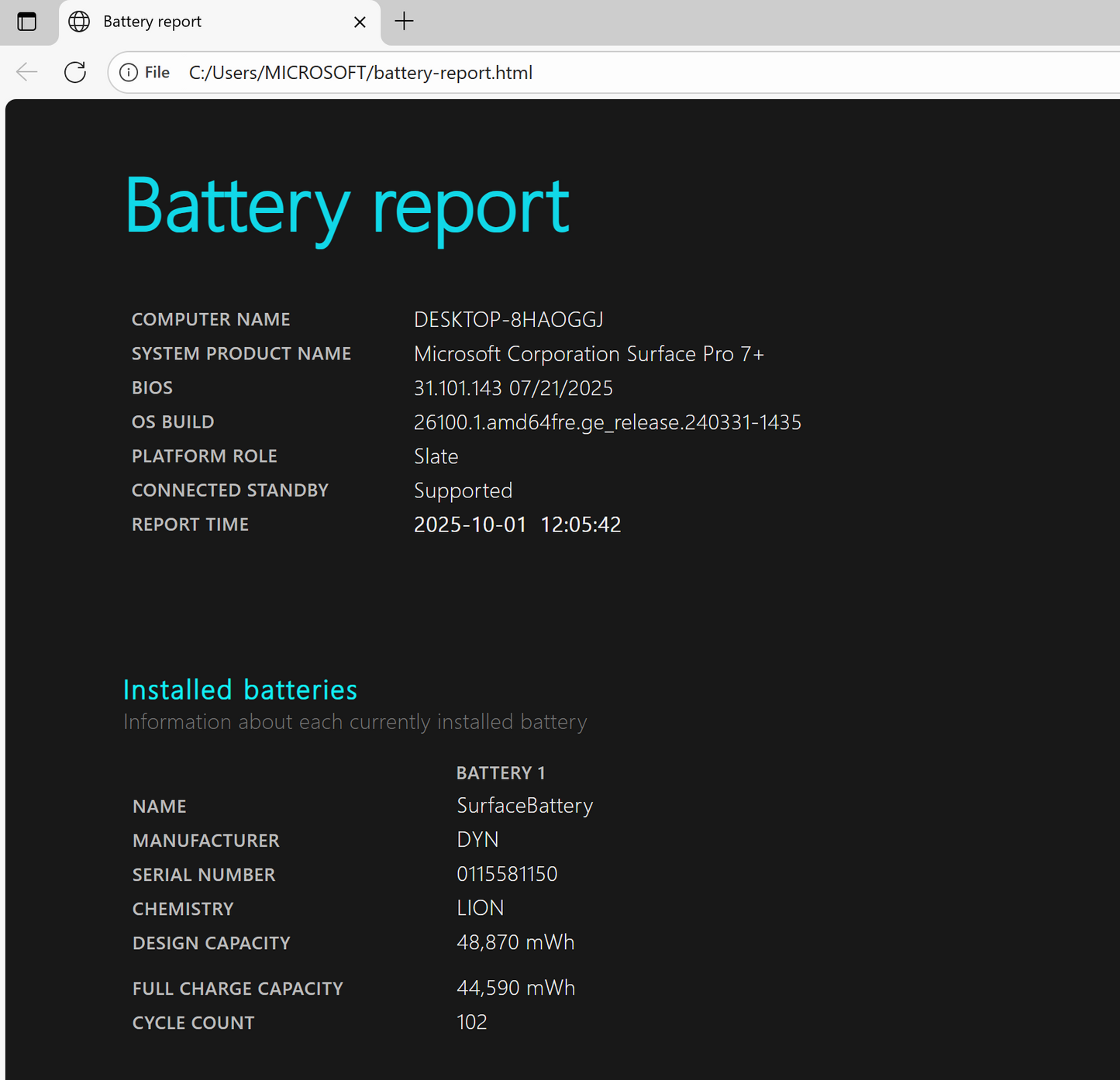 Microsoft Surface Pro 7+ 1960 12.3" Tablet Laptop, 8GB RAM, i5 11th Gen, 128GB SSD