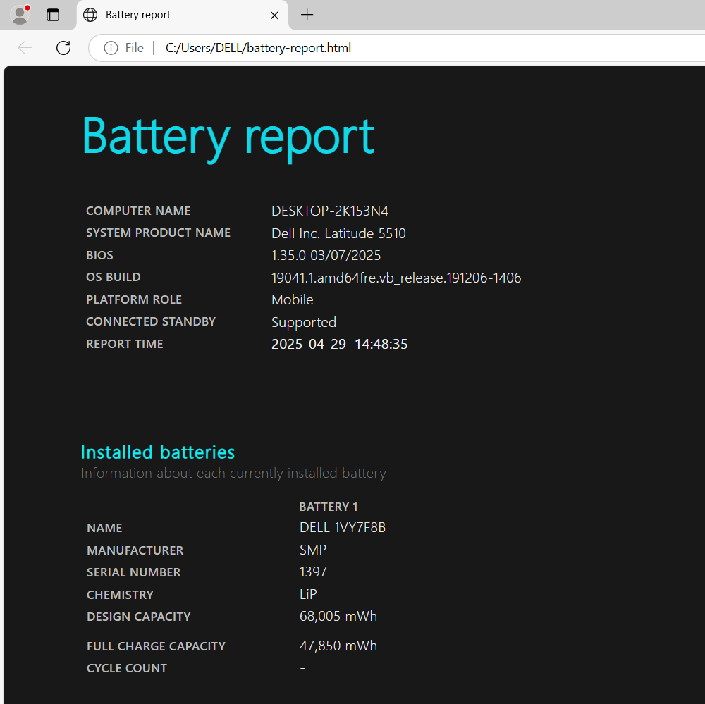 Dell Latitude 5510 15.6" Laptop, 16GB RAM, i7 10th Gen, 128GB SSD