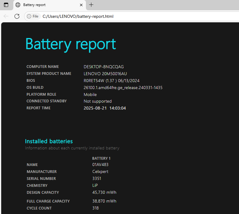 Lenovo ThinkPad L380 13.3" Laptop, 8GB RAM, i5 8th Gen, 256GB SSD