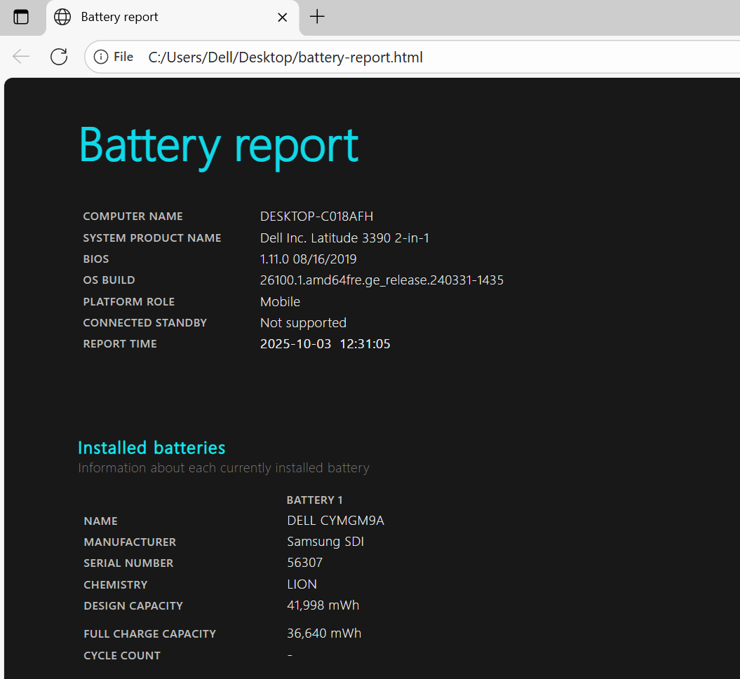 Dell Latitude 3390 13.3" 2-in-1 Laptop, 8GB RAM, i5 8th Gen, 256GB SSD