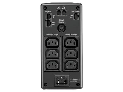 APC BR650MI UPS 390W 650VA 6x IEC Outlets Back-UPS Pro