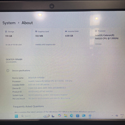 Kogan Atlas N385 14.1" Laptop, 4GB RAM, Intel Celeron, 128GB eMMC