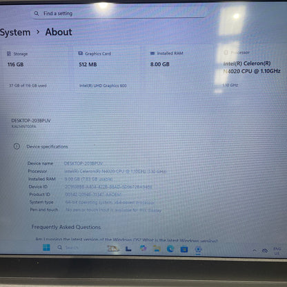 Kogan Atlas N700 14.1" Laptop, 8GB RAM, Intel Celeron, 128GB eMMC