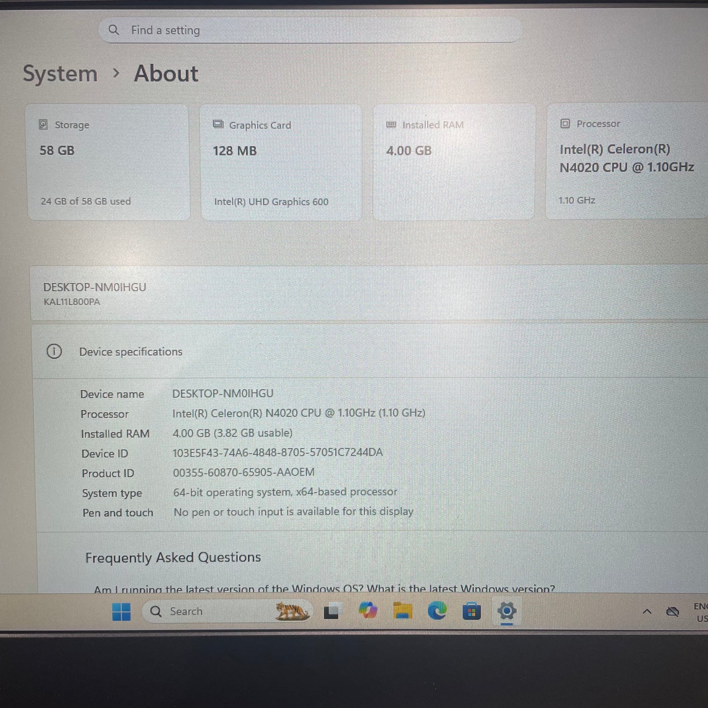 Kogan Atlas L800 11.6" Laptop, 4GB RAM, Intel Celeron, 64GB eMMC