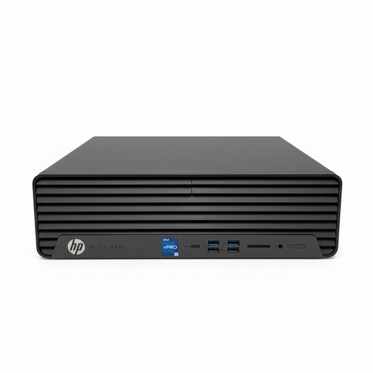 HP EliteDesk 800 G9 SFF Desktop PC, 16GB RAM, i7 12th Gen, 512GB SSD - Mini DP to DP Adapter Included