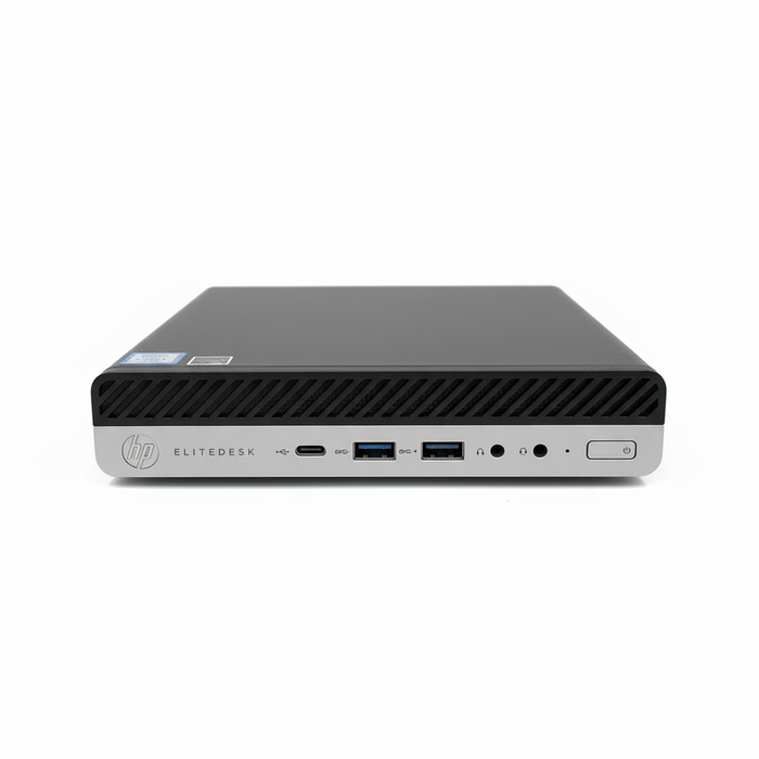 HP EliteDesk 800 G4 35W DM Mini Desktop PC, 8GB RAM, Intel Core i5-8500T, 256GB SSD