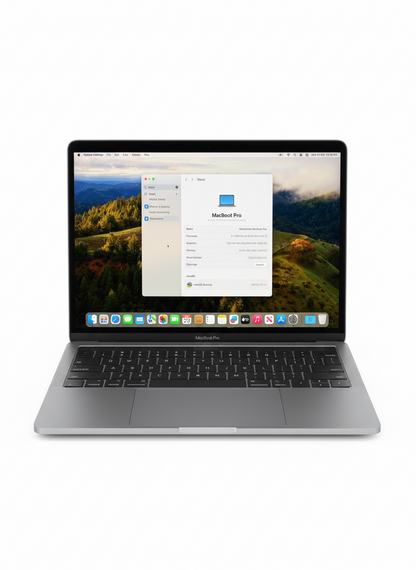 Apple MacBook Pro A1989 13" Laptop, 8GB RAM, i5 8th Gen, 256GB SSD