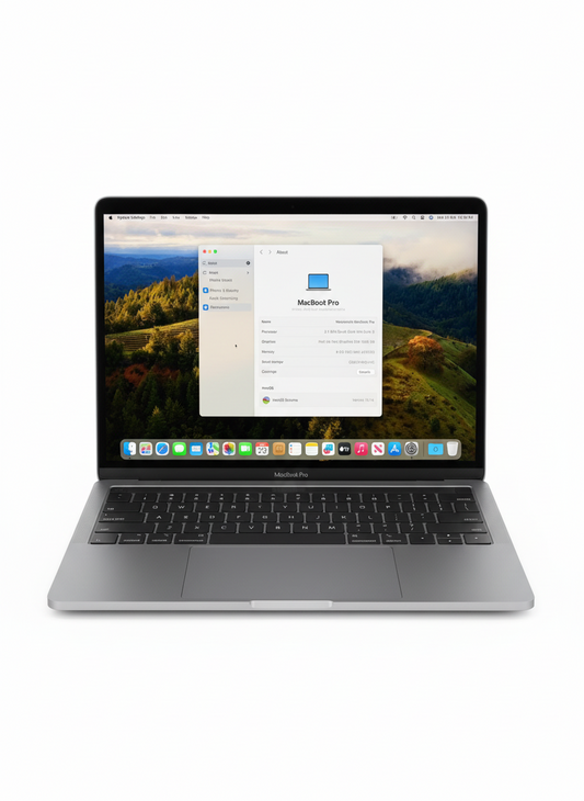 Apple MacBook Pro A1989 13" Laptop, 8GB RAM, i5 8th Gen, 256GB SSD