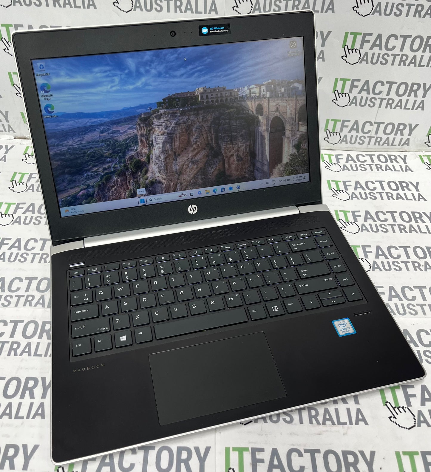 HP ProBook 430 G5 13.3" Laptop, 8GB RAM, i7 8th Gen, 256GB SSD