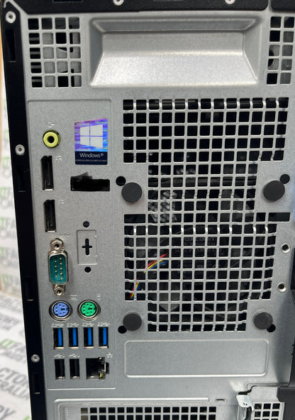 Dell Optiplex 7080 Tower Desktop PC, 16GB RAM, i7 10th Gen, 256GB SSD + 500GB HDD Win 11