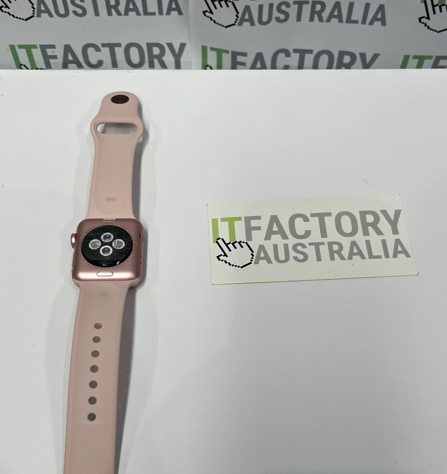 Apple Watch Series 2 A1757 38mm GPS Aluminium - Rose Gold with Pink Band
