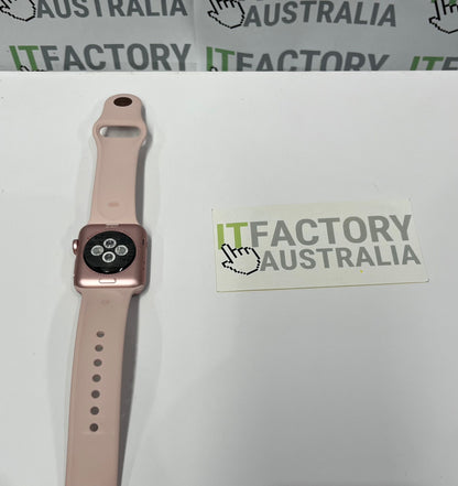 Apple Watch Series 2 A1757 38mm GPS Aluminium - Rose Gold with Pink Band