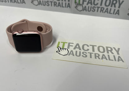 Apple Watch Series 2 A1757 38mm GPS Aluminium - Rose Gold with Pink Band