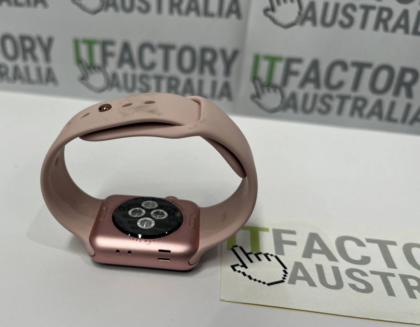 Apple Watch Series 2 A1757 38mm GPS Aluminium - Rose Gold with Pink Band