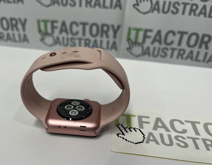 Apple Watch Series 2 A1757 38mm GPS Aluminium - Rose Gold with Pink Band