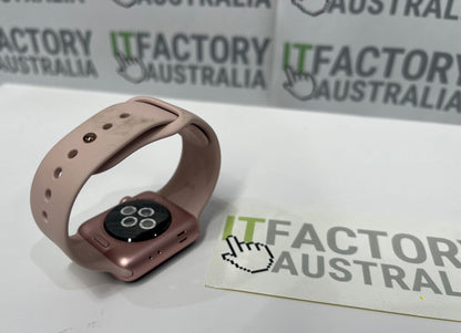 Apple Watch Series 2 A1757 38mm GPS Aluminium - Rose Gold with Pink Band
