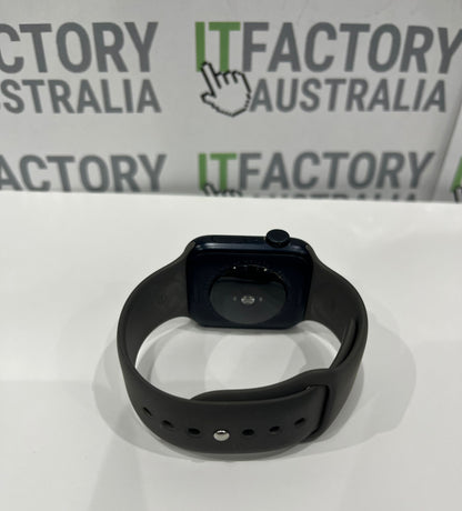 Apple Watch SE 2nd Gen A2723 44mm GPS - Midnight with Grey Rubber Band