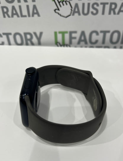 Apple Watch SE 2nd Gen A2723 44mm GPS - Midnight with Grey Rubber Band