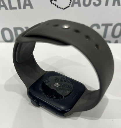 Apple Watch SE 2nd Gen A2723 44mm GPS - Midnight with Grey Rubber Band