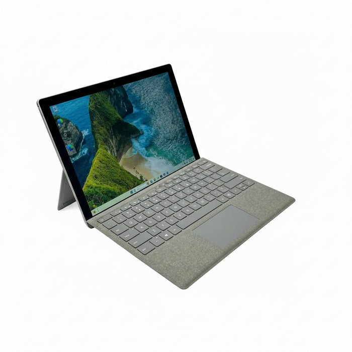 Microsoft Surface Pro 7+ 1960 12.3" Tablet Laptop, 8GB RAM, Intel Core i5-1135G7, 128GB SSD - Grey K/B