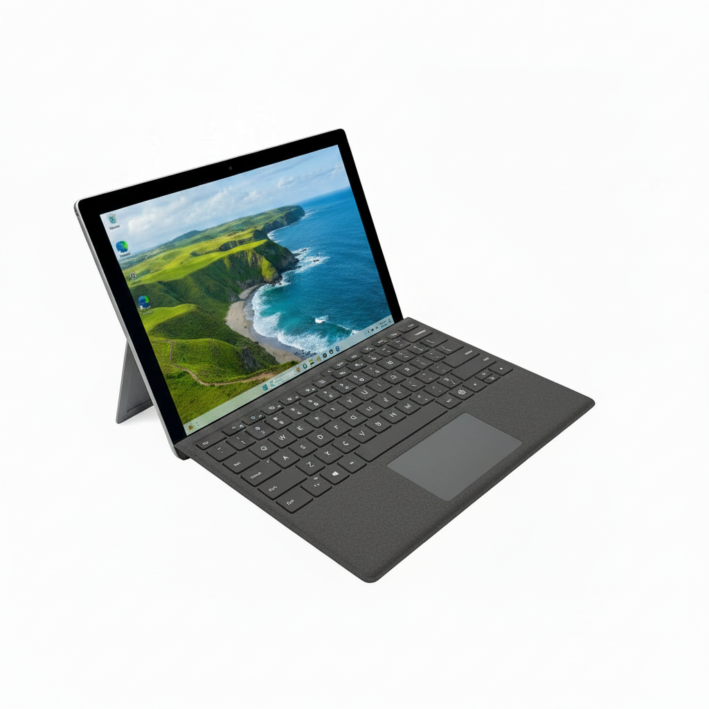 Microsoft Surface Pro 7+ 1960 12.3" Tablet Laptop, 8GB RAM, Intel Core i5-1135G7, 256GB SSD - Black K/B